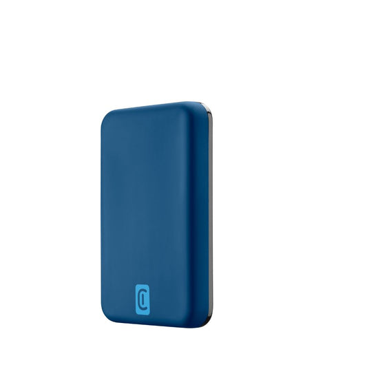 Cellularline Wireless power bank MAG 5000 Caricabatterie portatile compatibile con MagSafe Blu