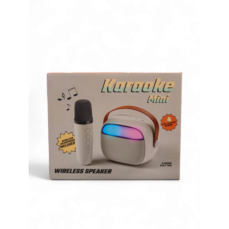 MINI KARAOKE CON MICROFONO WIRELESS